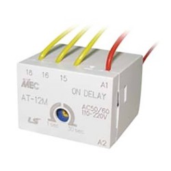 ΧΡΟΝΙΚΟ DELAY OFF 1-30SEC 110-220V AT12M ΓΙΑ RELAY ΙΣΧΥΟΣ METAMEC MINI LG
