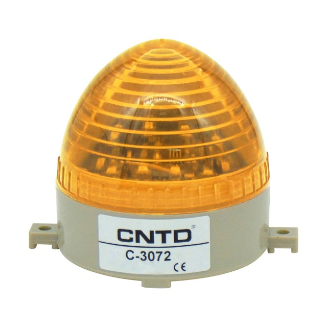 ΦΑΡΟΣ LED STROBE 24VDC 85X75mm ΚΙΤΡΙΝΟΣ C-3072 CNTD