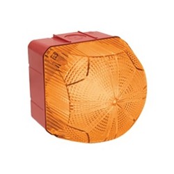 ΦΑΡΟΣ LED FLASHING/ΣΤΑΘΕΡΟΣ 110-240VAC/DC ΜΕΣΑΙΟΣ ΠΟΡΤΟΚΑΛΙ QDM AUER