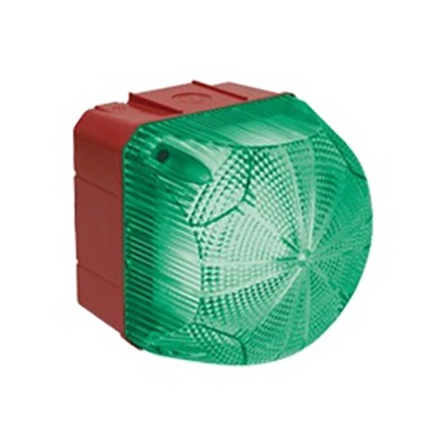 ΦΑΡΟΣ LED FLASHING/ΣΤΑΘΕΡΟΣ 110-240VAC/DC ΜΕΣΑΙΟΣ ΠΡΑΣΙΝΟΣ QDM AUER