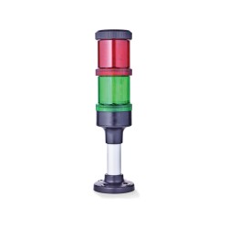 ΠΥΡΓΟΣ LED ΣΤΑΘΕΡΟΣ 24VAC/DC Φ60 ΚΟΚΚΙΝΟΣ/ΠΡΑΣΙΝΟΣ Q02 AUER