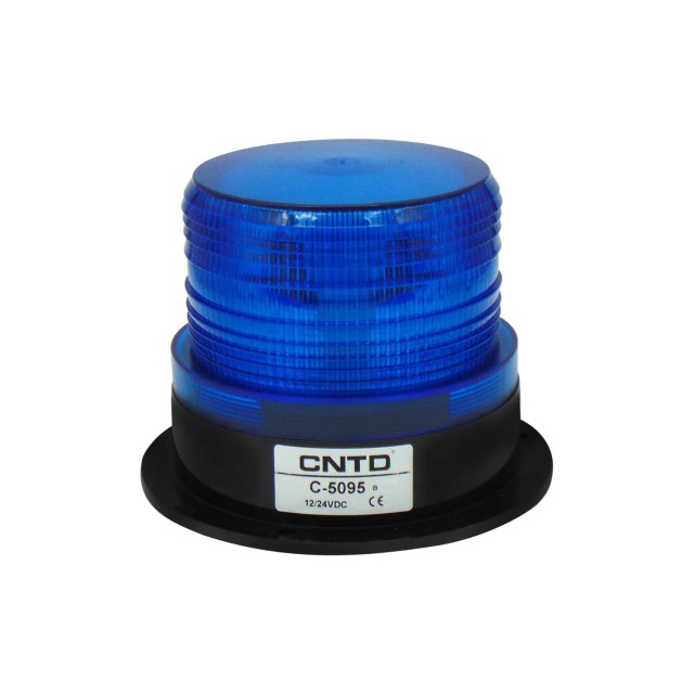ΦΑΡΟΣ LED STROBE 12/24VDC 127X96mm ΜΠΛΕ C-5095 CNTD