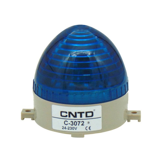ΦΑΡΟΣ LED STROBE 24VDC/230VAC 85Χ75mm ΜΠΛΕ C-3072 CNTD ΦΑΡΟΣ LED STROBE 24VDC/230VAC 85Χ75mm ΜΠΛΕ C-3072 CNTD