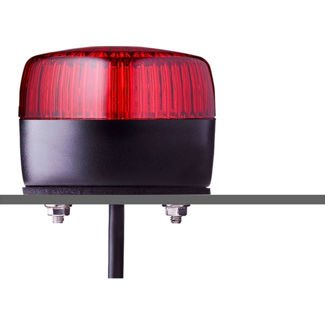ΦΑΡΟΣ LED FLASHING/ΣΤΑΘΕΡΟΣ 24V AC/DC Φ75 ΚΟΚΚΙΝΟΣ PCL AUER