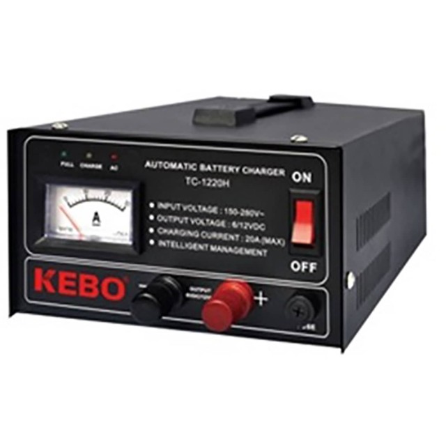 ΦΟΡΤΙΣΤΗΣ ΜΠΑΤΑΡΙΩΝ ΜΟΛΥΒΔΟΥ 6/12V 20A TC-1220H KEBO