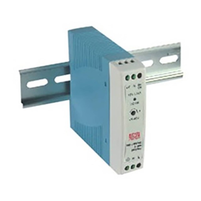 ΤΡΟΦΟΔΟΤΙΚΟ ΡΑΓΑΣ 15W/5VDC/3A PFC ULTRA SLIM MDR-20-5 MEAN WELL
