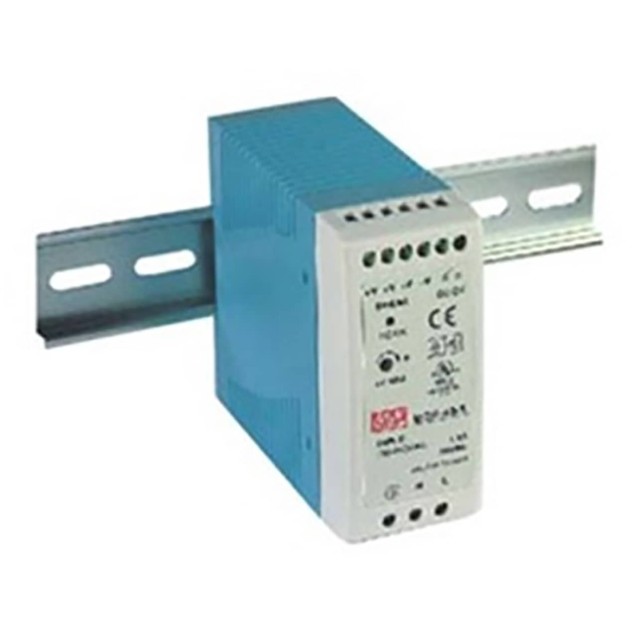 ΤΡΟΦΟΔΟΤΙΚΟ ΡΑΓΑΣ 30W/5VDC/6A PFC ULTRA SLIM MDR-40-5 MEAN WELL