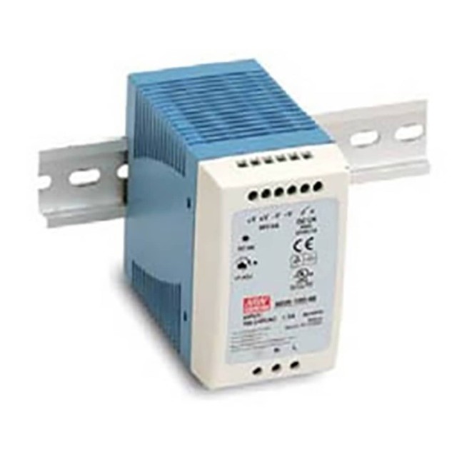ΤΡΟΦΟΔΟΤΙΚΟ ΡΑΓΑΣ 90W/12VDC/7.5A PFC ULTRA SLIM MDR-100-12 MEAN WELL