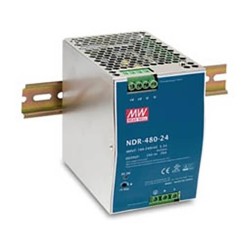 ΤΡΟΦΟΔΟΤΙΚΟ ΡΑΓΑΣ 480W/24VDC/20A PFC SLIM NDR-480-24 MEAN WELL