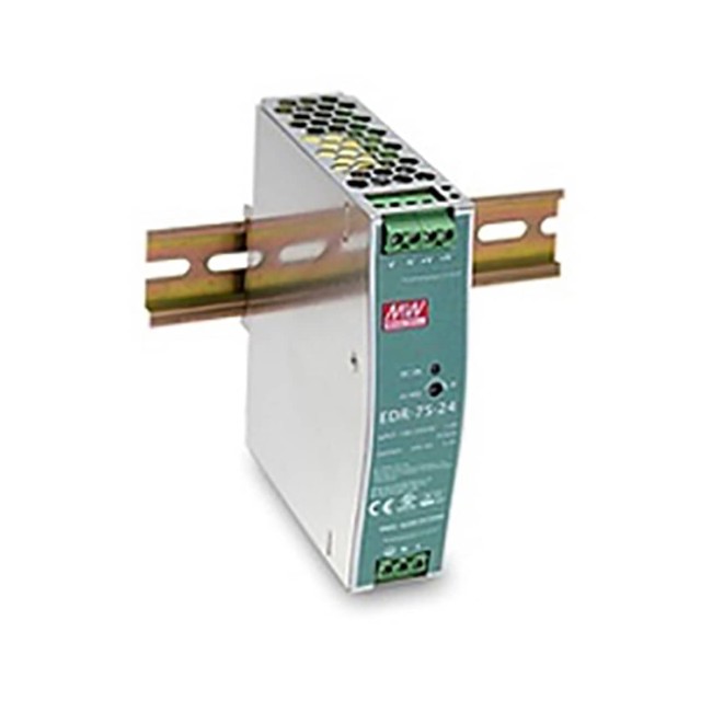 ΤΡΟΦΟΔΟΤΙΚΟ ΡΑΓΑΣ 76.8W/24VDC/3.2A SLIM EDR-75-24 MEAN WELL