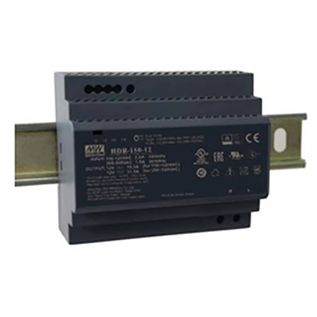 ΤΡΟΦΟΔΟΤΙΚΟ ΡΑΓΑΣ 135.6W/12VDC/11.3A ULTRA SLIM HDR-150-12 MEAN WELL