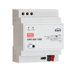 ΤΡΟΦΟΔΟΤΙΚΟ ΡΑΓΑΣ KNX 38.4W/30VDC/1280mA KNX-40E-1280 MEAN WELL