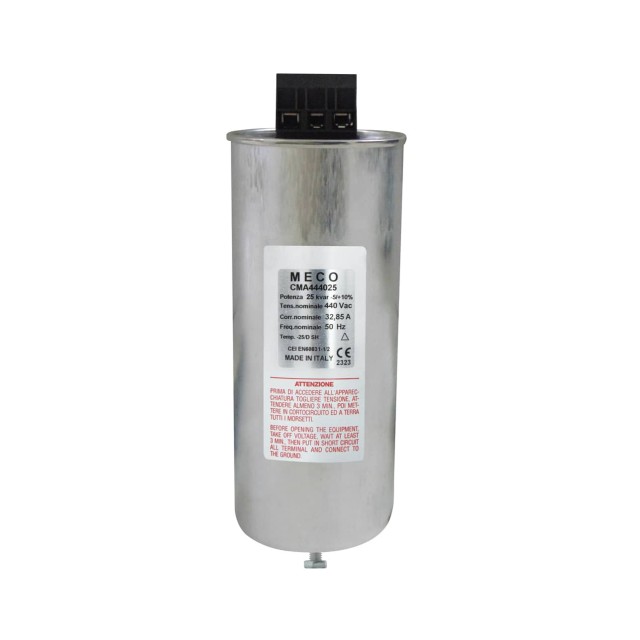 ΠΥΚΝΩΤΗΣ 3Φ 25KVAR/440V ΚΥΛΙΝΔΡΙΚΟΣ CMA MECO