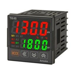 ΕΛΕΓΚΤΗΣ ΘΕΡΜΟΚΡΑΣΙΑΣ ΨΗΦΙΑΚΟΣ 48X48 100-240VAC ΕΞΟΔΟΣ 1NO+2ALARMS TK4S-24RR AUTONICS