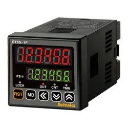 ΜΕΤΡΗΤΗΣ / ΧΡΟΝΙΚΟ ΠΙΝΑΚΑ ΨΗΦΙΑΚΟΣ 48X48 100-240VAC RELAY/NPN CT6S-1P4 AUTONICS