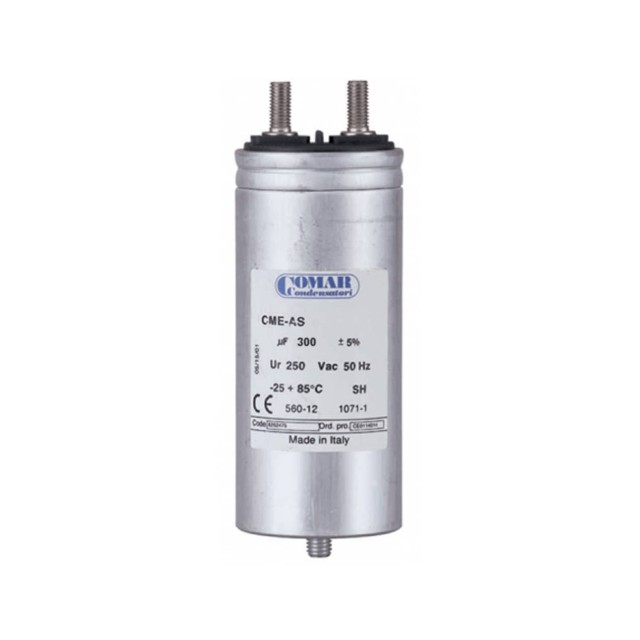 ΠΥΚΝΩΤΗΣ ΦΙΛΤΡΟΥ 300μF 300V CME-AS FASTON COMAR