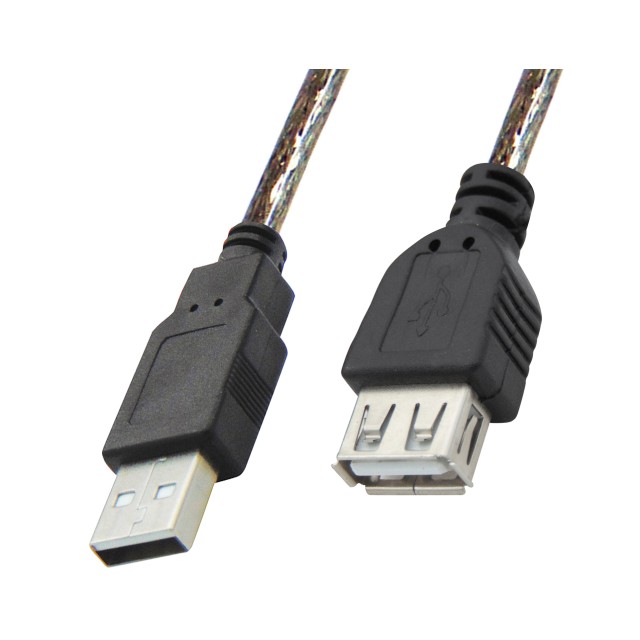ΚΑΛΩΔΙΟ USB 2.0 A/M A/F 5m ΠΡΟΕΚΤΑΣΗΣ HIGH SPEED ΔΙΑΦΑΝΕΣ BAG VZN
