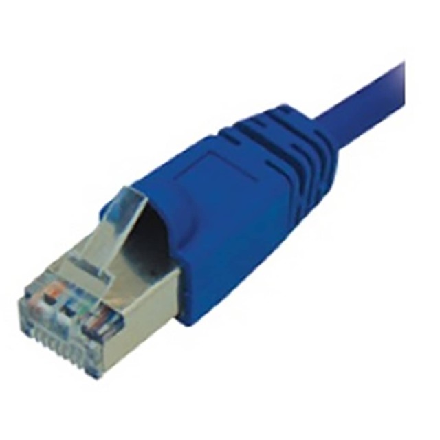 PATCH CORD CAT5e FTP 0.5m ΜΠΛΕ