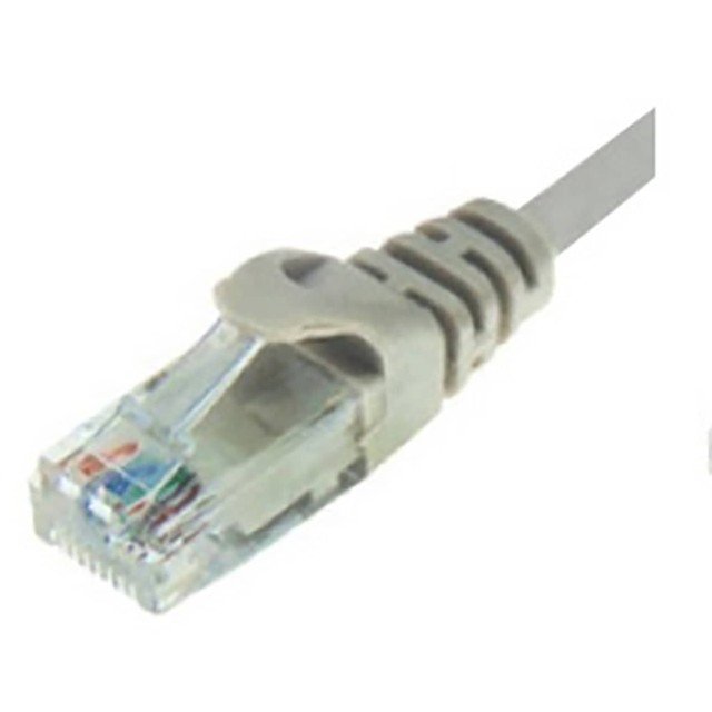 PATCH CORD CAT6 UTP 1.0m ΓΚΡΙ DATA