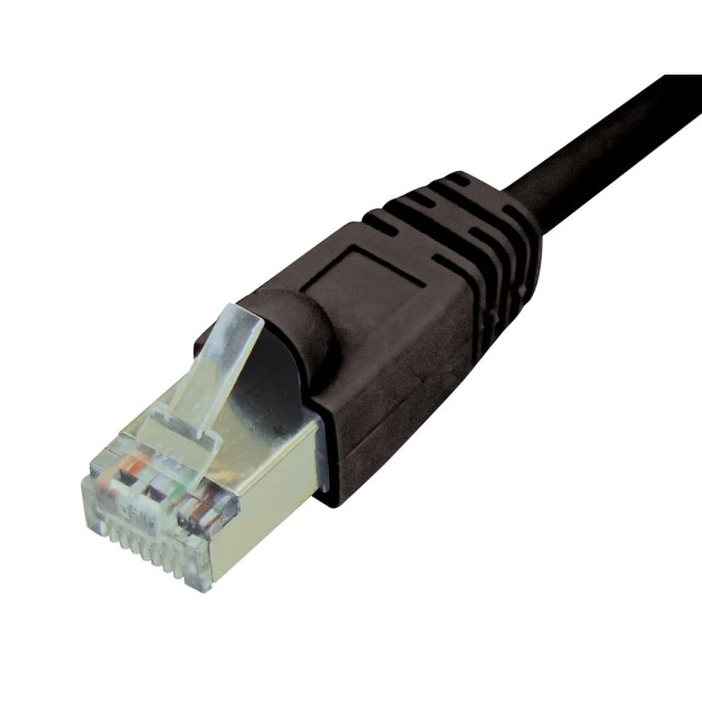 PATCH CORD CAT5e FTP 10.0m ΜΑΥΡΟ