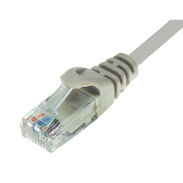PATCH CORD CAT6 UTP 0.5m ΓΚΡΙ KGD
