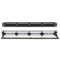 PATCH PANEL CAT5e UTP 24P 19" 1U ΜΕ ΟΔΗΓΟ ΚΑΛΩΔΙΩΝ SAFEWELL PATCH PANEL CAT5e UTP 24P 19" 1U ΜΕ ΟΔΗΓΟ ΚΑΛΩΔΙΩΝ SAFEWELL