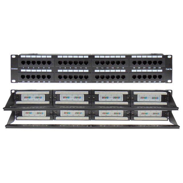 PATCH PANEL CAT5e UTP 48P 19" 2U ΜΕ ΟΔΗΓΟ ΚΑΛΩΔΙΩΝ SAFEWELL PATCH PANEL CAT5e UTP 48P 19" 2U ΜΕ ΟΔΗΓΟ ΚΑΛΩΔΙΩΝ SAFEWELL