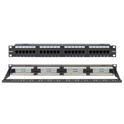 PATCH PANEL CAT6 UTP 24P 19" 1U ΜΕ ΟΔΗΓΟ ΚΑΛΩΔΙΩΝ SAFEWELL PATCH PANEL CAT6 UTP 24P 19" 1U ΜΕ ΟΔΗΓΟ ΚΑΛΩΔΙΩΝ SAFEWELL