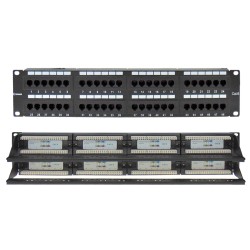 PATCH PANEL CAT6 UTP 48P 19" 2U ΜΕ ΟΔΗΓΟ ΚΑΛΩΔΙΩΝ SAFEWELL PATCH PANEL CAT6 UTP 48P 19" 2U ΜΕ ΟΔΗΓΟ ΚΑΛΩΔΙΩΝ SAFEWELL