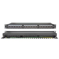 PATCH PANEL CAT5e STP 24P 19" 1U ΜΕ ΟΔΗΓΟ ΚΑΛΩΔΙΩΝ SUT PATCH PANEL CAT5e STP 24P 19" 1U ΜΕ ΟΔΗΓΟ ΚΑΛΩΔΙΩΝ SUT
