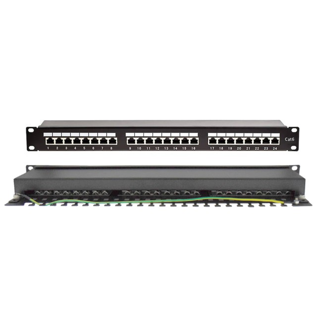 PATCH PANEL CAT6 STP 24P 19" 1U ΜΕ ΟΔΗΓΟ ΚΑΛΩΔΙΩΝ SUT PATCH PANEL CAT6 STP 24P 19" 1U ΜΕ ΟΔΗΓΟ ΚΑΛΩΔΙΩΝ SUT