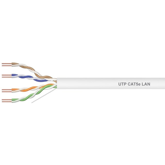 ΚΑΛΩΔΙΟ LAN CAT5e UTP 4P SOLID ΛΕΥΚΟ BC 305m DAH