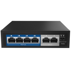 ETHERNET SWITCH 10/100Mbps 6P SWITCH 4P POE 802.0at/af P106C STONET