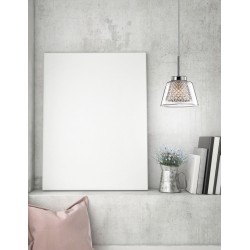 Chrome Aluminium  Clear Glass G9 1x33 Watt IP20 Bulb Included D: 12 H: 120 cm 1300301301