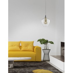 Chrome Aluminium Clear Glass & Gold Frame LED G9 1x5W Bulb Excluded D: 18 H1: 19 H2: 120 cm 1500202821