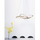 Brass Gold Aluminium & Acrylic LED 53 Watt 230 Volt 4081Lm 3000 IP20 D: 72 H: 150 cm 1701101002