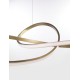 Brass Gold Aluminium & Acrylic LED 53 Watt 230 Volt 4081Lm 3000 IP20 D: 72 H: 150 cm 1701101002