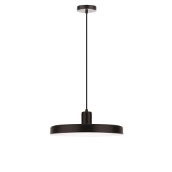 Matt Black Steel Outside Shiny White Steel Inside LED E27 1x60W IP20 Bulb Excluded D: 36 H: 120 cm 540602