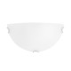 Wall Lamp Satinated White Glass Chrome Metal LED E27 1x60W  L:30 W:7,5  H:16cm 600403