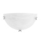 Wall Lamp Alabaster Glass Chrome Metal LED E27 1x60W L:30 H:16cm 605803