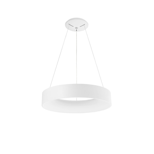 Matt White Aluminium & Acrylic LED 42 Watt 230 Volt 2700Lm 4000K IP20 D: 60 H: 120 cm 6167203