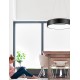 Black Aluminium & Acrylic LED 42 Watt 230 Volt 2520Lm 3000 IP20 D: 60 H: 120 cm 6167220