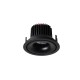 Black Aluminium 10W Cree D:10.5 H:7.4 800Lm 3000K IP20