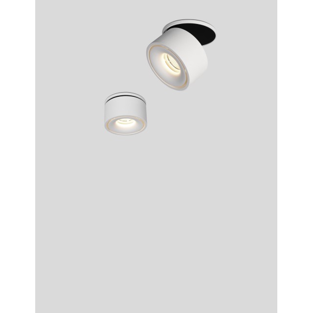 Sandy White Aluminium  13W 230V Philips Cree D:10 H:9 1140Lm  3000K IP20