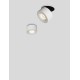 Sandy White Aluminium  13W 230V Philips Cree D:10 H:9 1140Lm  3000K IP20