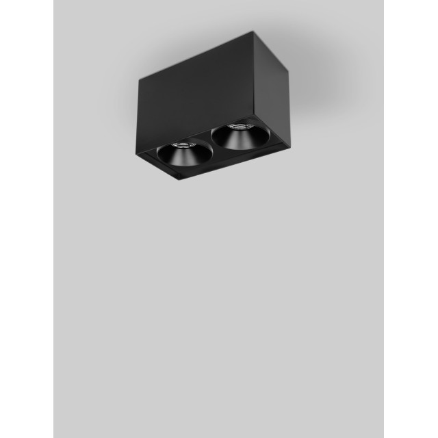 Sandy Black Aluminium L: 20 W: 10.5 H: 15 cm