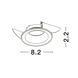 ΣΠΟΤ ΧΩΝΕΥΤΟ NOVA LUCE ZELMIRA 62202