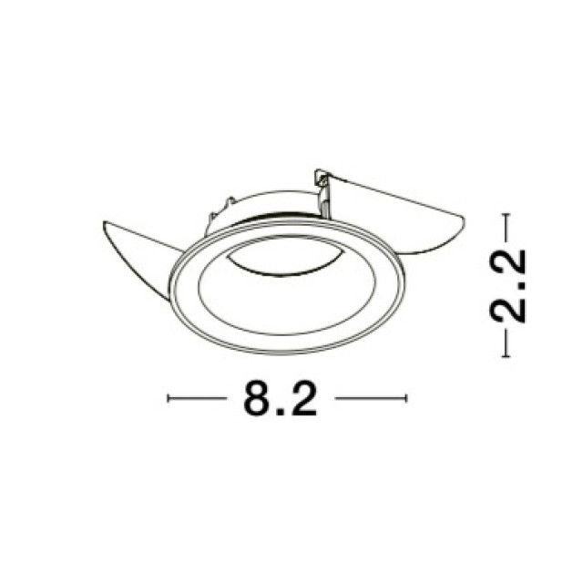 Σποτ Χωνευτό GU10 Μαύρο Zelmira 62221 NOVA LUCE Σποτ Χωνευτό GU10 Μαύρο Zelmira 62221 NOVA LUCE