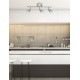 Satin Nickel Metal GU10 3x50 Watt IP20 Bulb Excluded L: 49 W: 8 H: 10.9 cm 660003