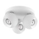 Matt White Aluminium GU10 3x50 Watt 230 Volt  IP20 Bulb Excluded D: 25 H: 15 cm 665002
